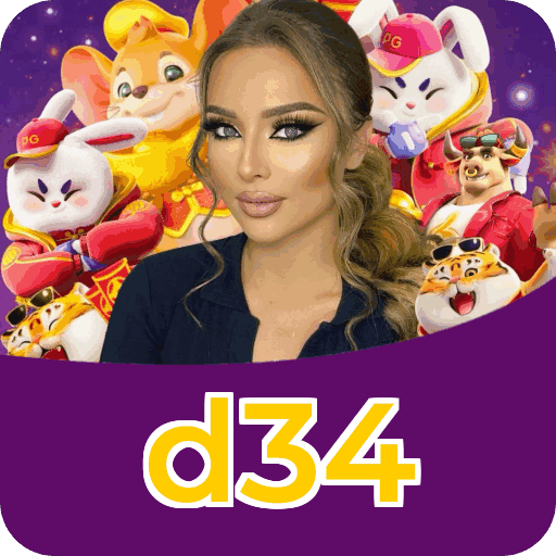 Fluxo de download do app d34 — referência visual